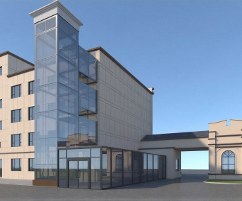Modern Building Appearance-ID:384943017