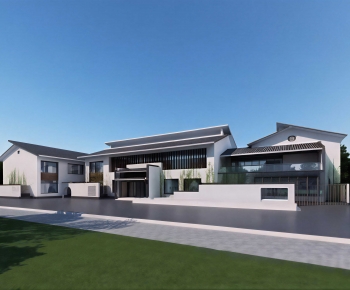 Modern Courtyard/landscape-ID:617963082
