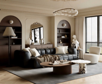 French Style A Living Room-ID:114696034