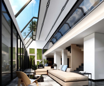 Modern A Living Room-ID:384259947