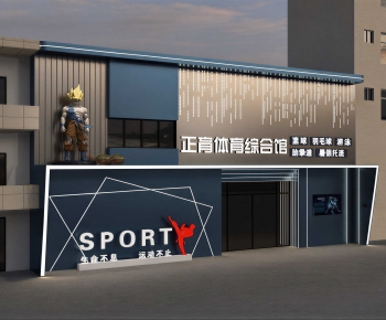 Modern Facade Element-ID:571787127
