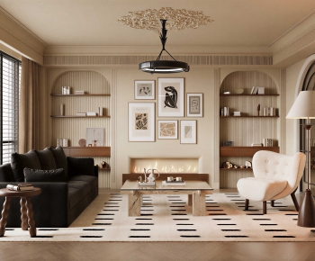 Modern A Living Room-ID:767260073
