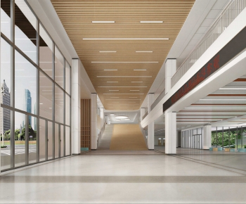 Modern Office Reception Desk-ID:681653985