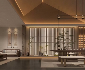 New Chinese Style Tea House-ID:117125997