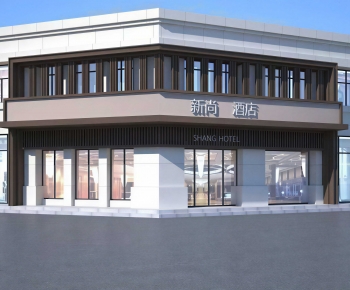 Modern Facade Element-ID:196289066
