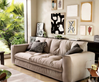 Modern Three-seat Sofa-ID:553201915