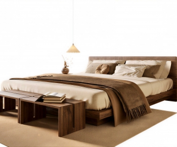 Modern Double Bed-ID:926772123