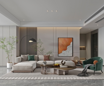 Modern A Living Room-ID:124505043