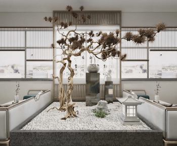 New Chinese Style Plant Landscaping-ID:159157044