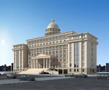 European Style Appearance Of Commercial Building-ID:304265986