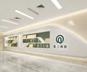 Modern Exhibition Hall-ID:496954928