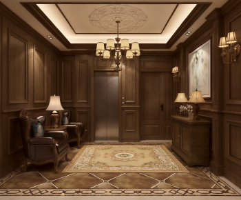 European Style Corridor/elevator Hall-ID:336162092