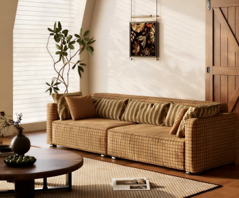 Modern Three-seat Sofa-ID:161833059