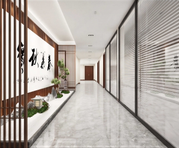 New Chinese Style Office Aisle-ID:301207072