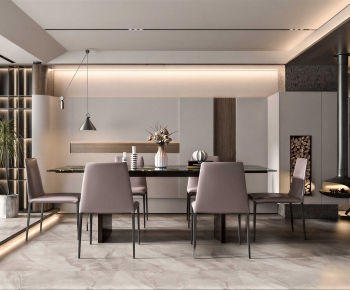 Modern Dining Room-ID:671649938