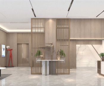 Modern Office Reception Desk-ID:203557975