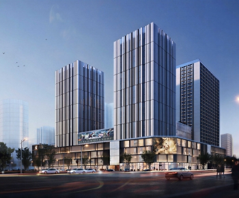 Modern Appearance Of Commercial Building-ID:502191073