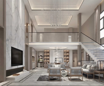 Modern A Living Room-ID:679383991