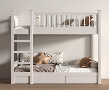 Modern Bunk Bed-ID:380546097