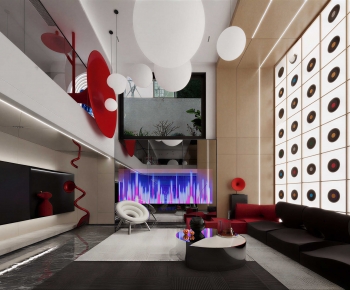Modern A Living Room-ID:841867926
