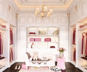 French Style Clothes Storage Area-ID:931051029