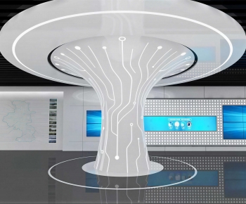 Modern Exhibition Hall-ID:635710958