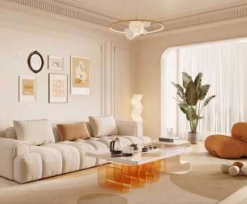 French Style A Living Room-ID:967936999