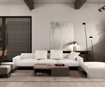 Modern A Living Room-ID:640974048