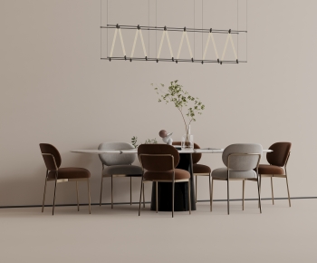 Modern Dining Table And Chairs-ID:335676915