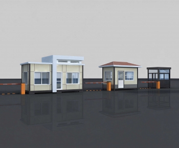 Modern Security Booth-ID:321747062