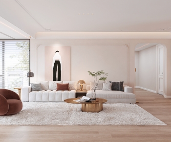 Modern A Living Room-ID:727040053