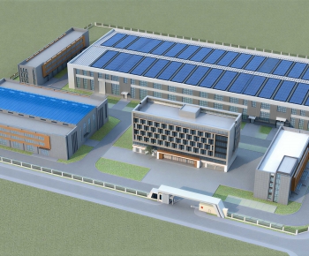 Modern Industrial Building-ID:456737044