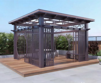 New Chinese Style Glass Sun Room-ID:580784083