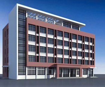 Modern Appearance Of Commercial Building-ID:131940888