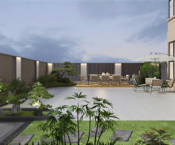 New Chinese Style Courtyard/landscape-ID:808243994