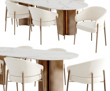 Modern Dining Table And Chairs-ID:238661059