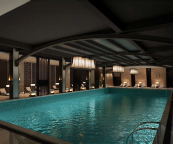 Modern Swimming Pool-ID:558712964
