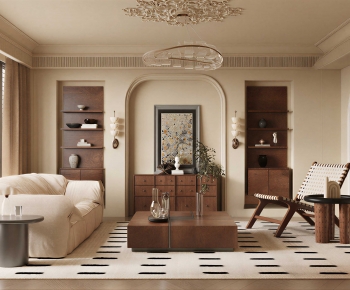 French Style A Living Room-ID:853060019