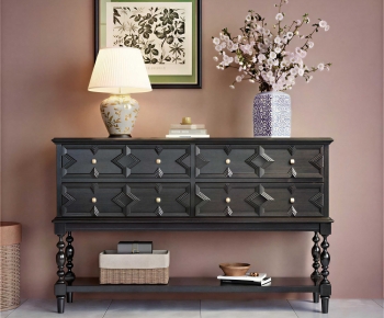 French Style Entrance Cabinet-ID:696737053