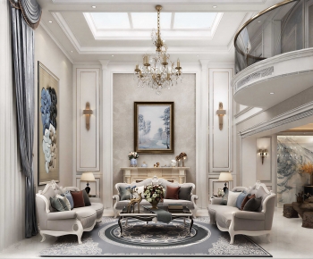 European Style A Living Room-ID:642232894