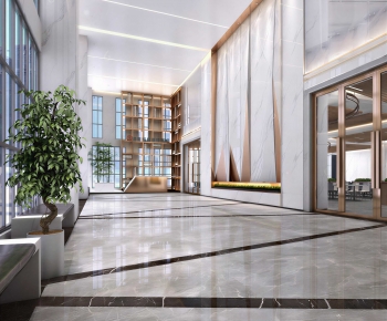 Modern Office Reception Desk-ID:728832012