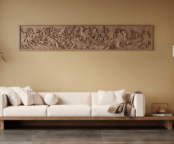 Modern Three-seat Sofa-ID:645606045