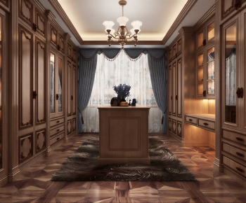 Simple European Style Clothes Storage Area-ID:418450826