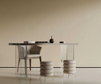 Modern Computer Desk And Chair-ID:840152985