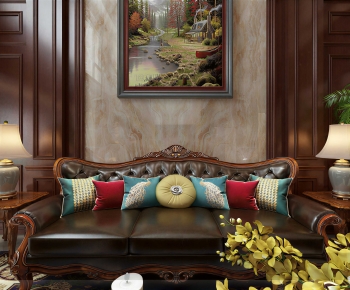 American Style A Living Room-ID:440502886