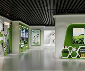 Modern Exhibition Hall-ID:690891037