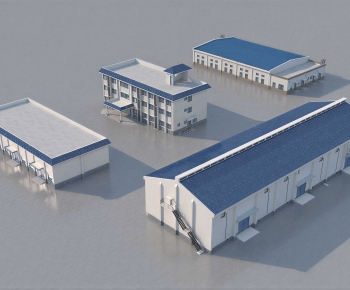 Modern Industrial Building-ID:862929116