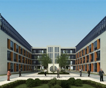 Modern Appearance Of Commercial Building-ID:344767098