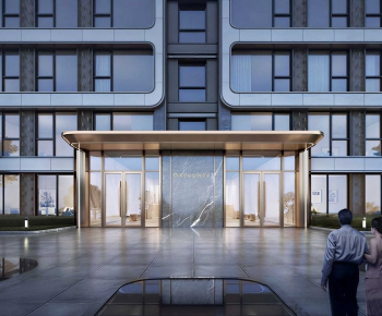 Modern Building Appearance-ID:989619975