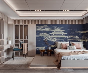 New Chinese Style Bedroom-ID:235340665